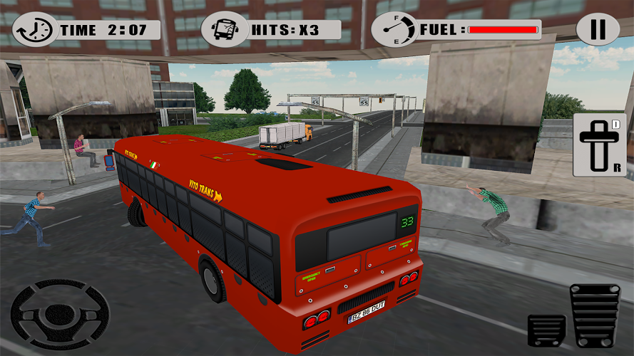 Coach Bus Driving Transport 3D截图2