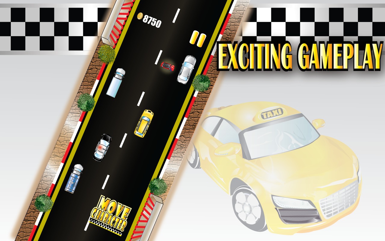 Rascal Taxi Gone Crazy Racing截图5