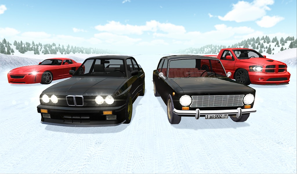 Russian Winter Traffic Racer截图3