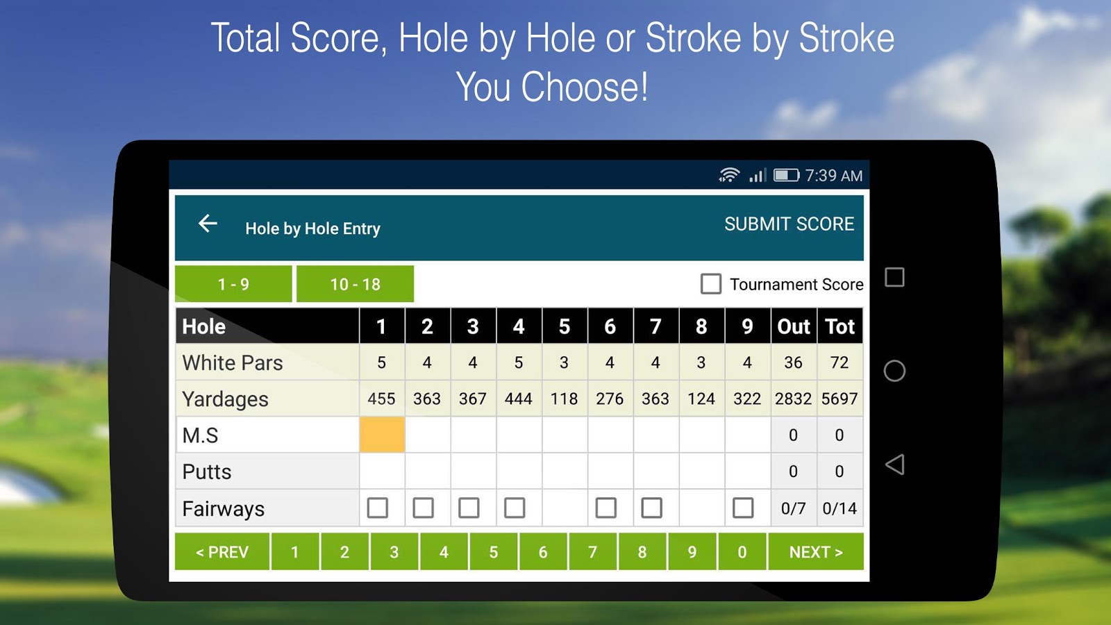 MyScorecard Golf Score Tracker截图5