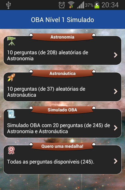 OBA Nivel 4 Simulado FREE截图2