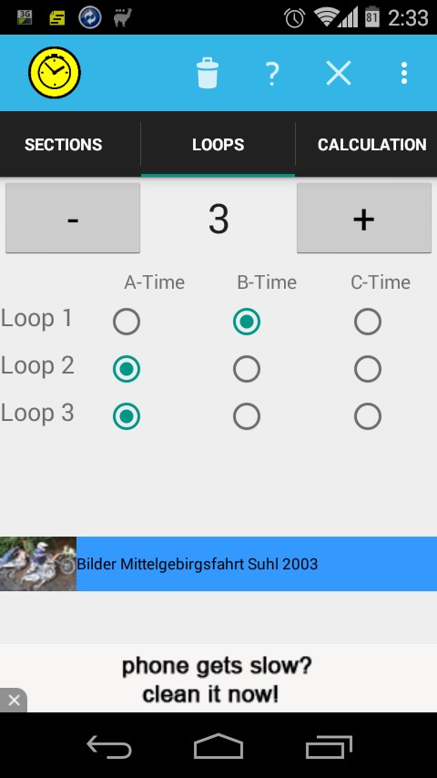 Enduro Calculator截图2