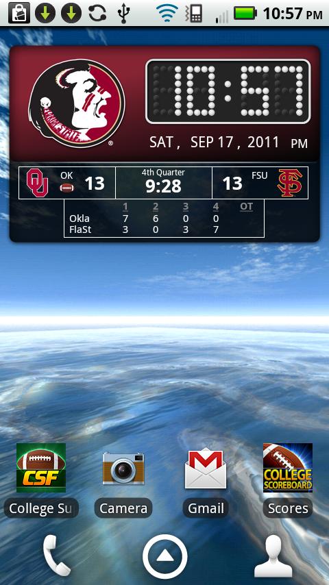 FSU Seminoles Live Clock截图3