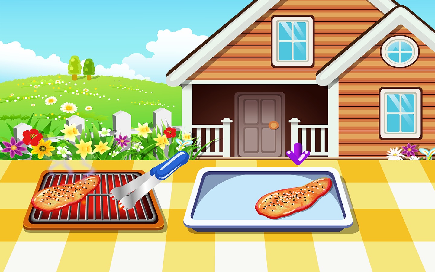 Beef Barbecue Cooking Games截图1