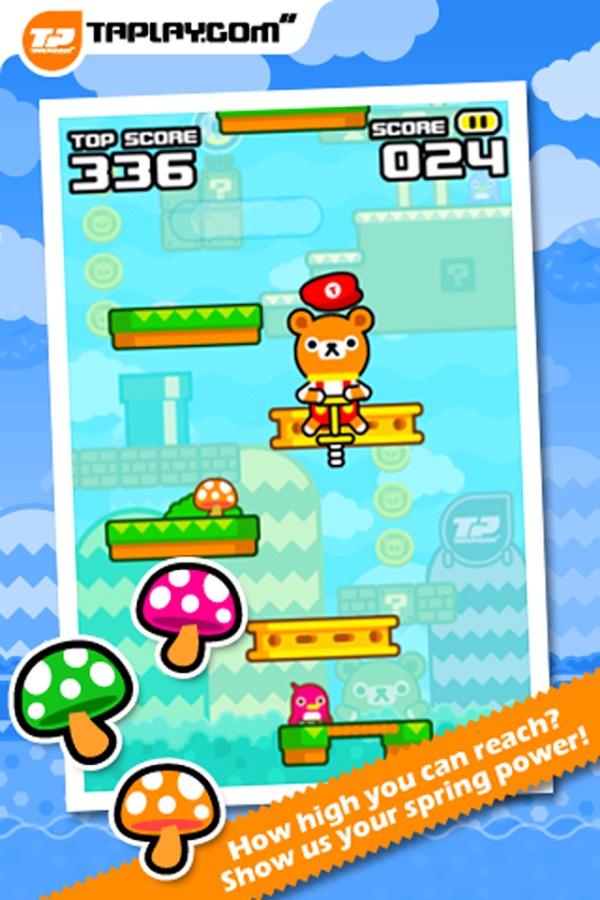 Tappi Bear - Tap Tap Spring截图2