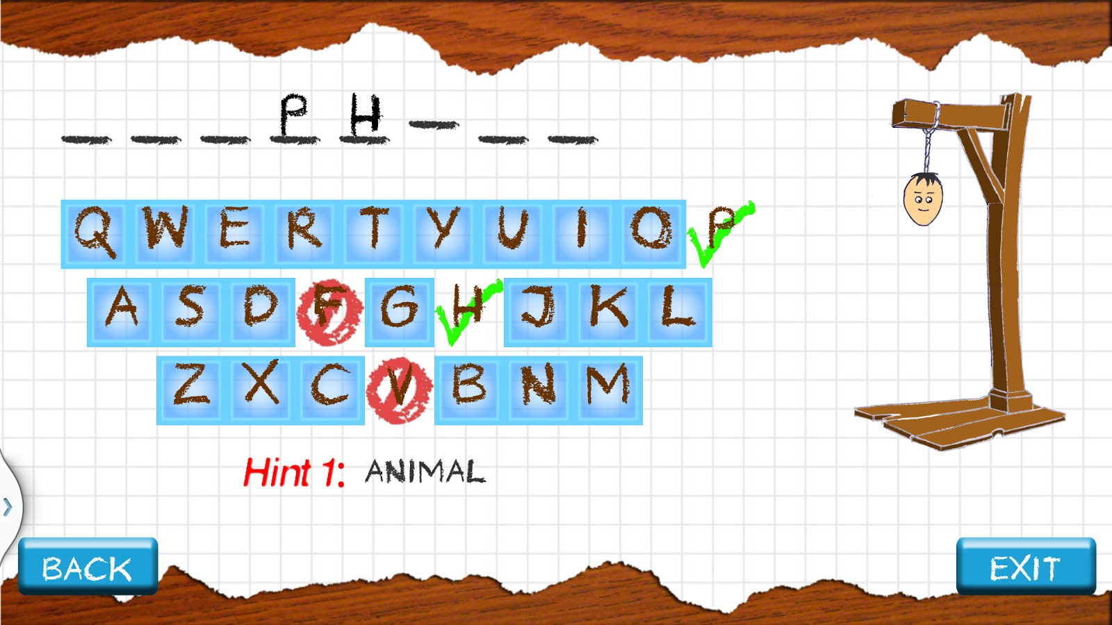 Best Hangman Free -Two Player截图4