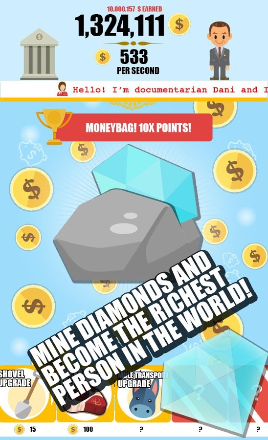 Diamond Miner - Clicker Empire截图1