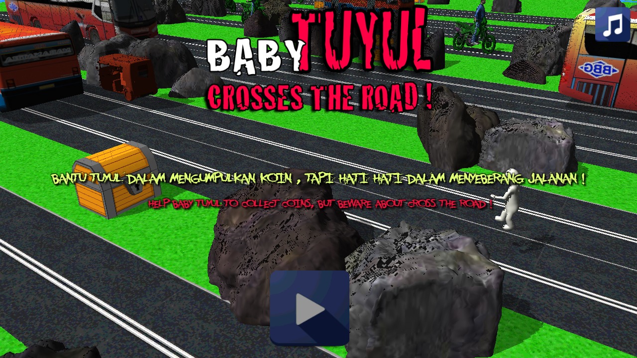 Baby Tuyul Crosses Road截图1