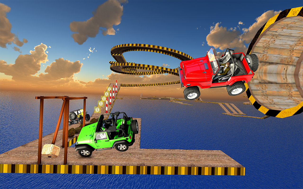 Offroad Jeep Hill Driving Hilarious Fun截图4