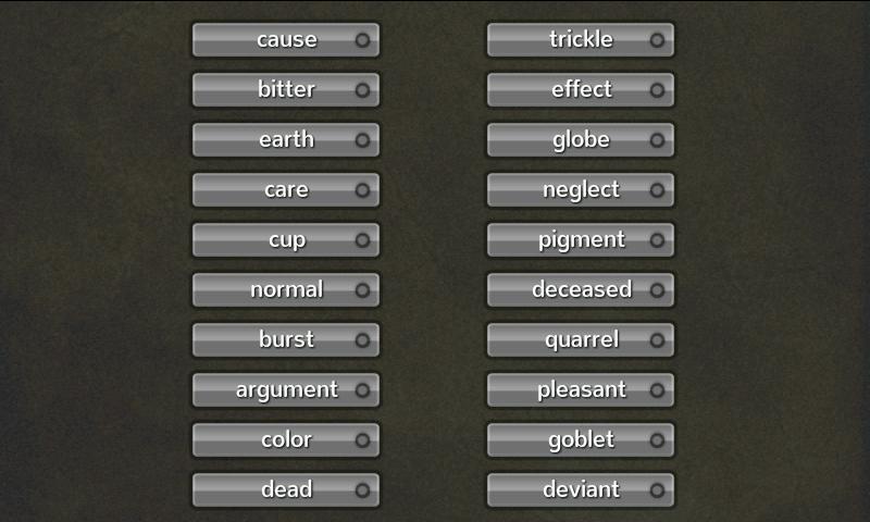 Word Match: Synonym & Antonym截图2