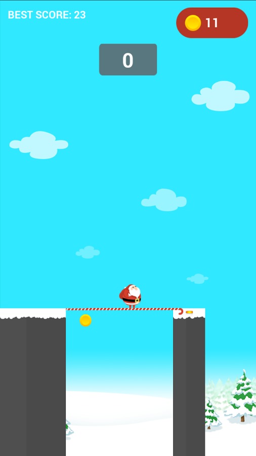 Stick Santa - one tap game截图3