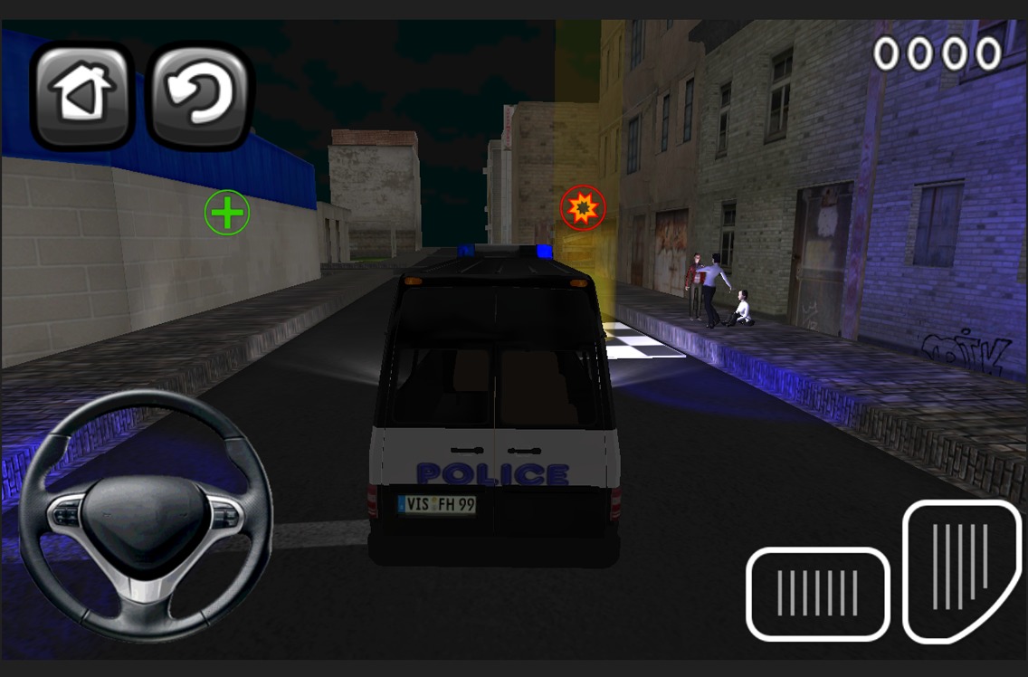 3D Police Truck Parking Game截图2