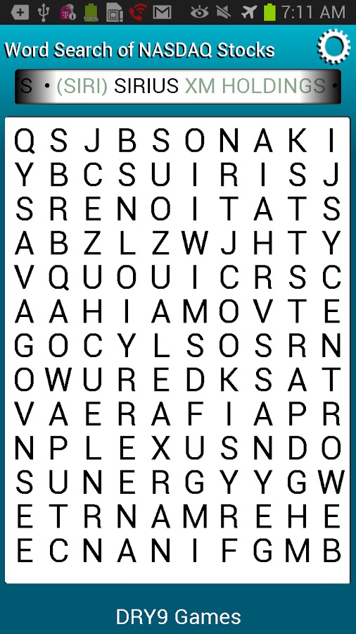 Wall Street Word Search Nasdaq截图1