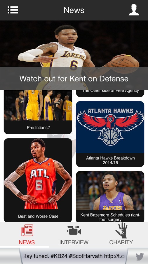 Kent Bazemore - Official App截图2