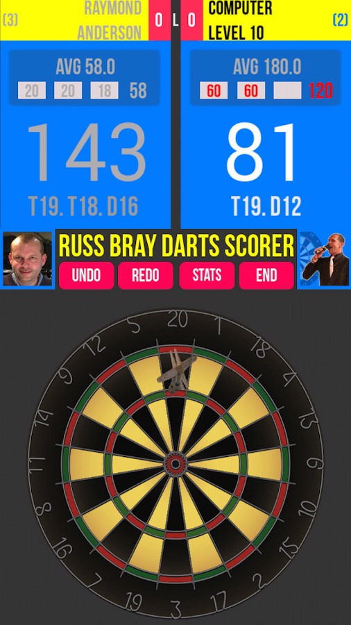 Russ Bray Darts Scorer Free截图4