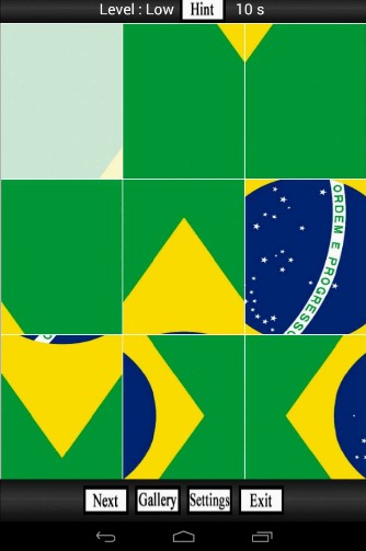 Flagz World Cup 2014 Puzzle截图2