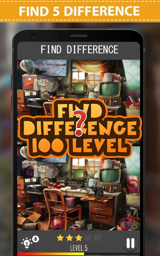 Find Differences 100 Level : Spot Difference #9截图5
