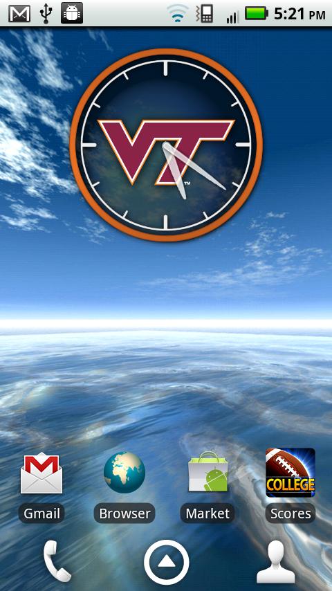 Virginia Tech Live Clock截图4