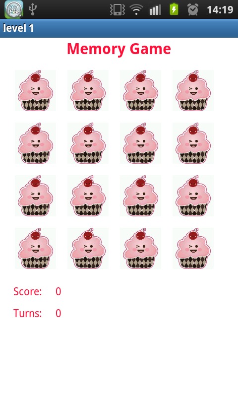 Cupcake Memory截图3