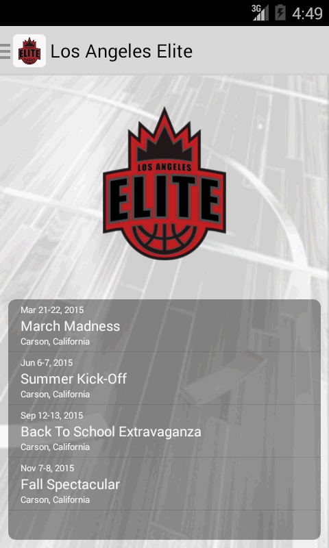 Los Angeles Elite Basketball截图1