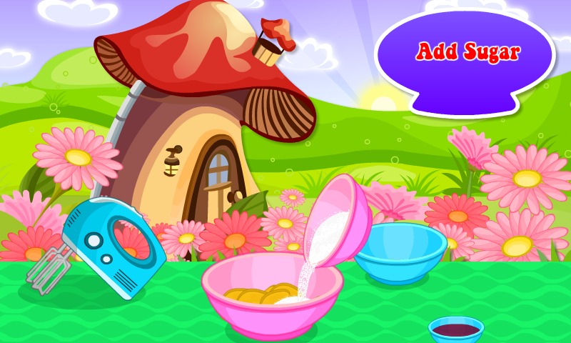 Mushroom House Cake截图5