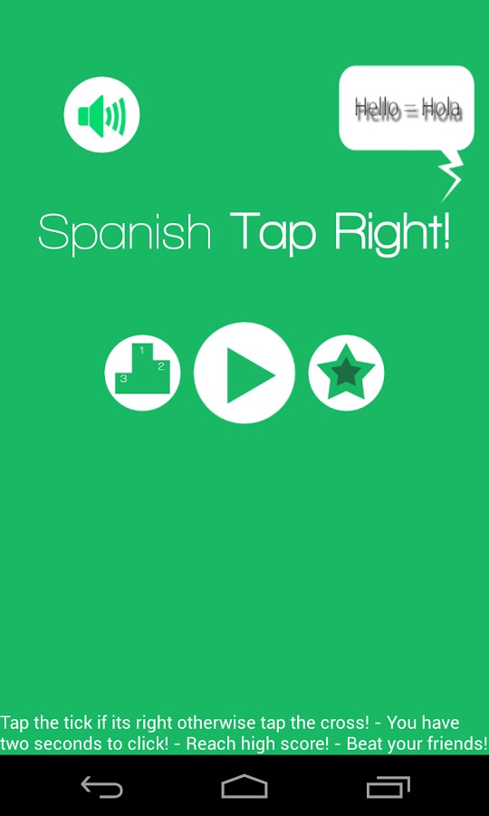 Spanish Tap Right (juego)截图1
