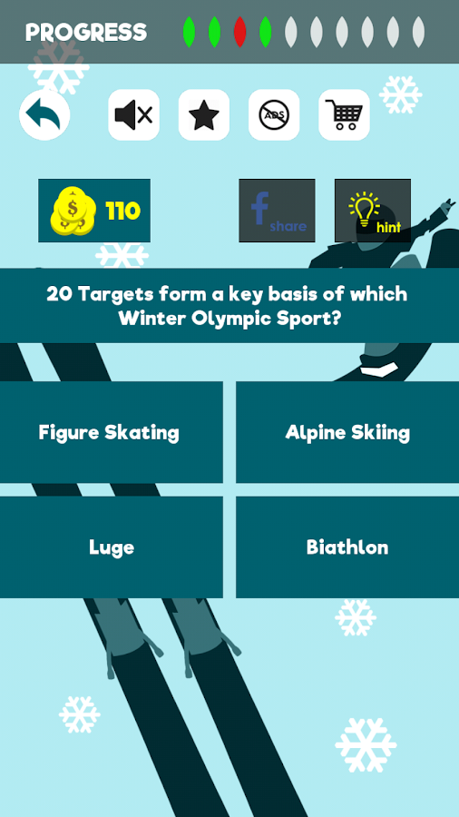 Winter Sports & Olympics - Quiz Game截图3