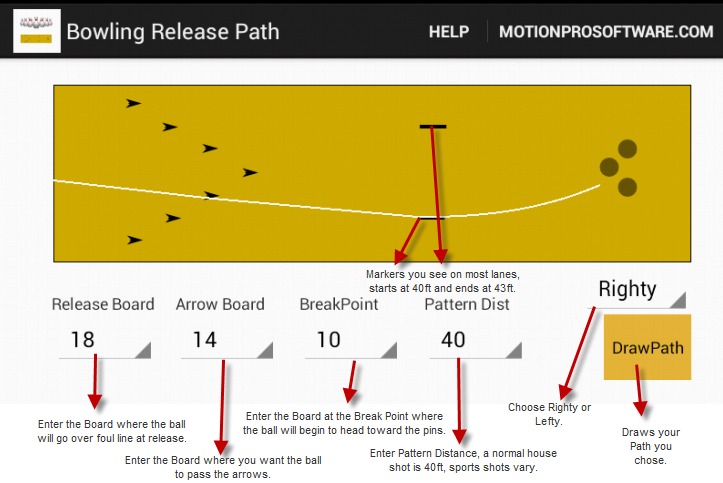 Bowling Release Path MotionPro截图1