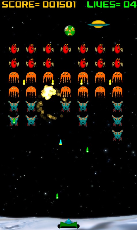 Alien Raiders (Space Invaders)截图2