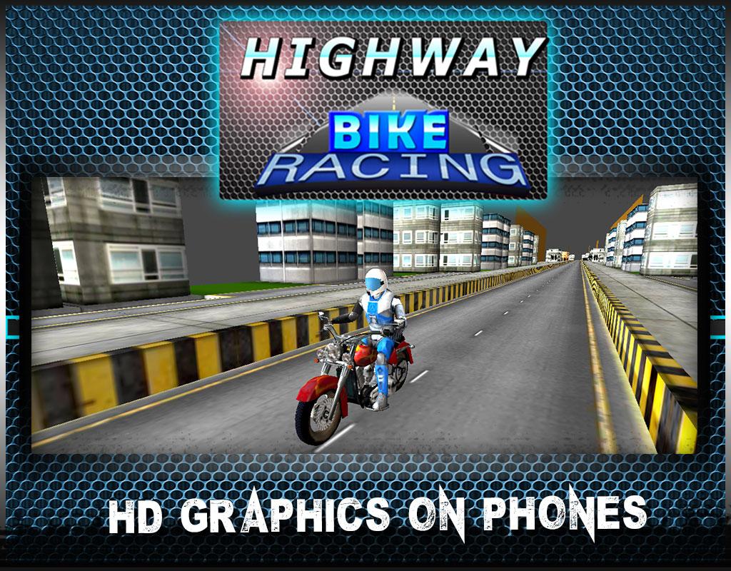 Highway Bike Racing 3D截图1