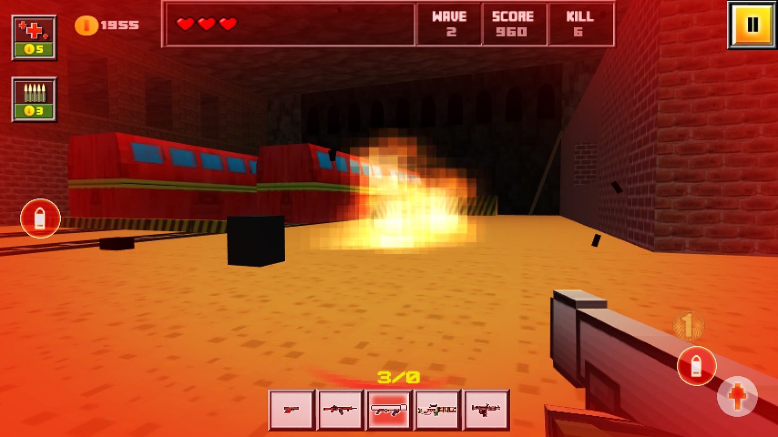 Pixel Wars : 3D Block Combat截图2