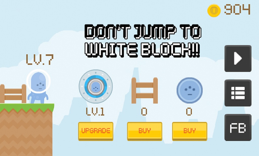 Don't Jump to White Block截图1