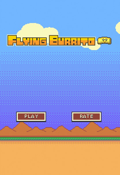 Flying Burrito - A Flappy Game截图1