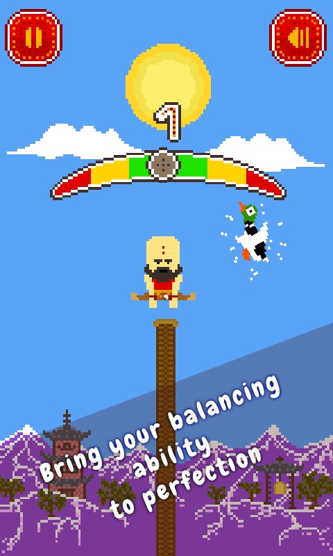 Meditating Monk: Balance Game截图2