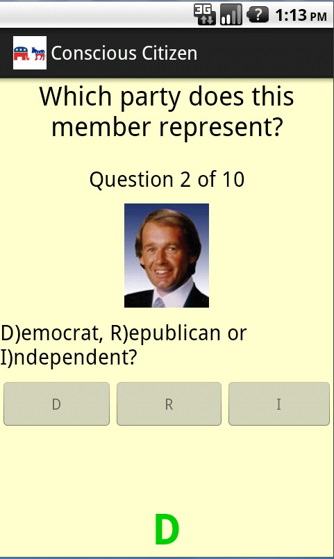 Know Your Rep. Quiz game截图3