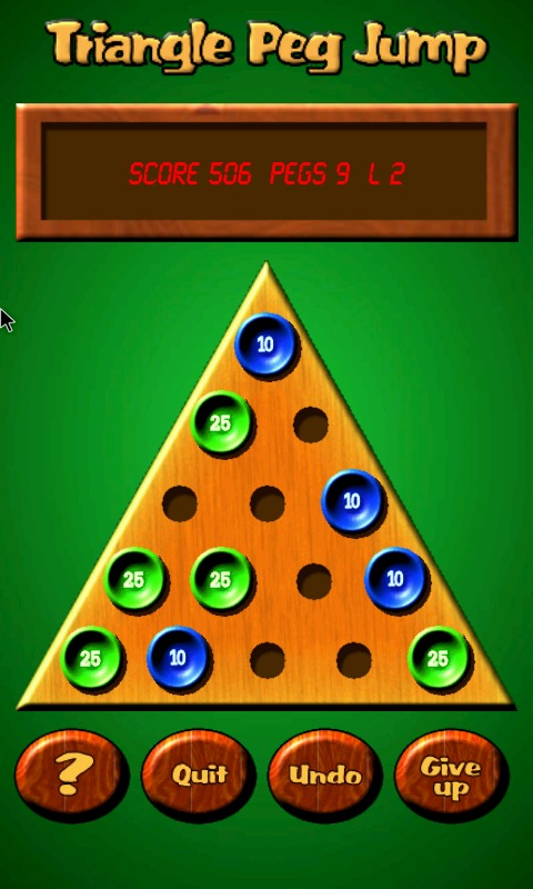 Triangle Peg Jump Puzzle Free截图4