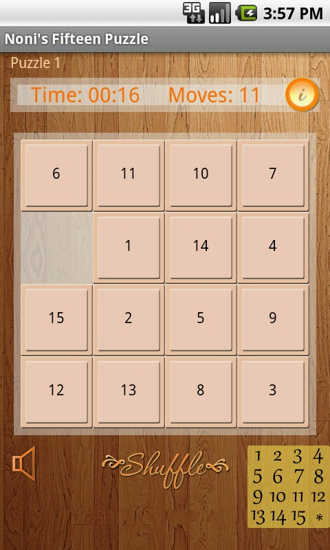 NoNi's 15 Puzzle截图2