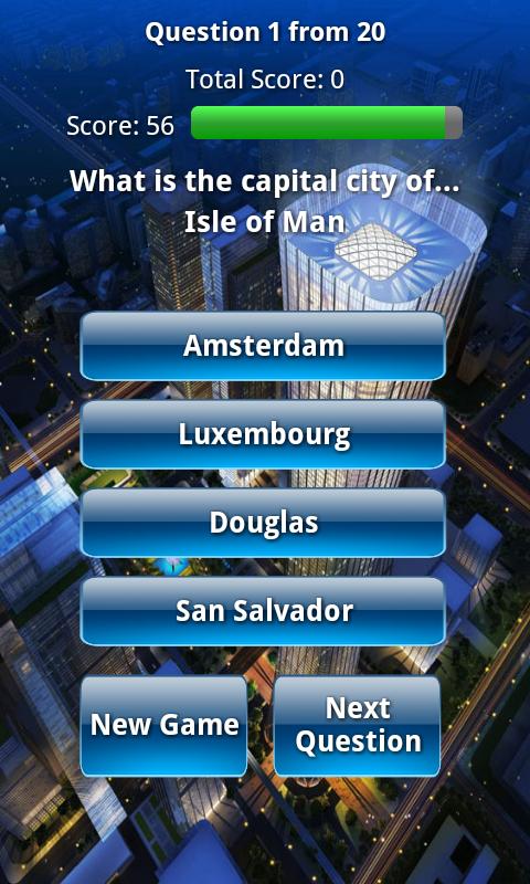 Capital Cities Trivia Free截图2