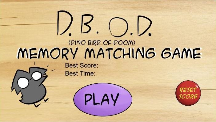 DBOD Memory Matching Game FREE截图1