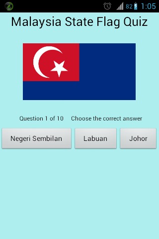 Malaysia State Flag Quiz截图1