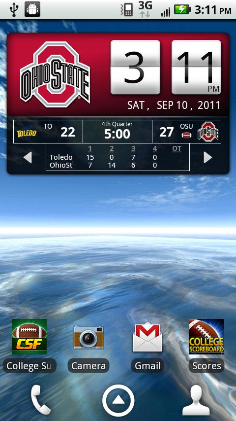 Ohio State Buckeyes Live Clock截图2