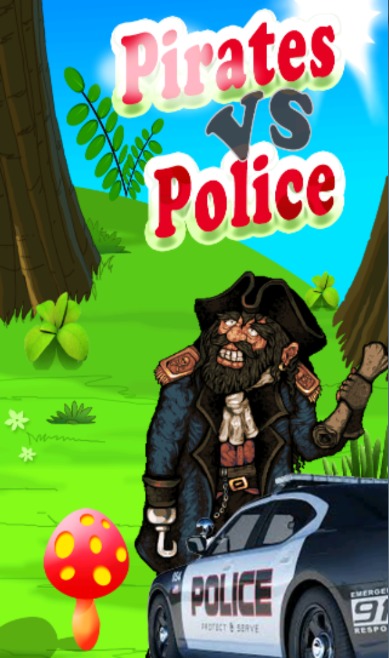 Police Vs Pirates : Car Game截图1