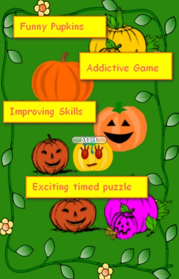 Pumpkin Match Same Puzzle截图1