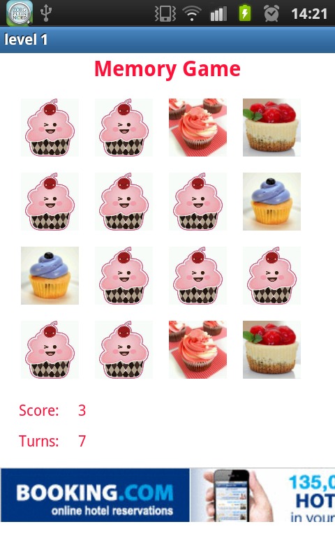 Cupcake Memory截图4