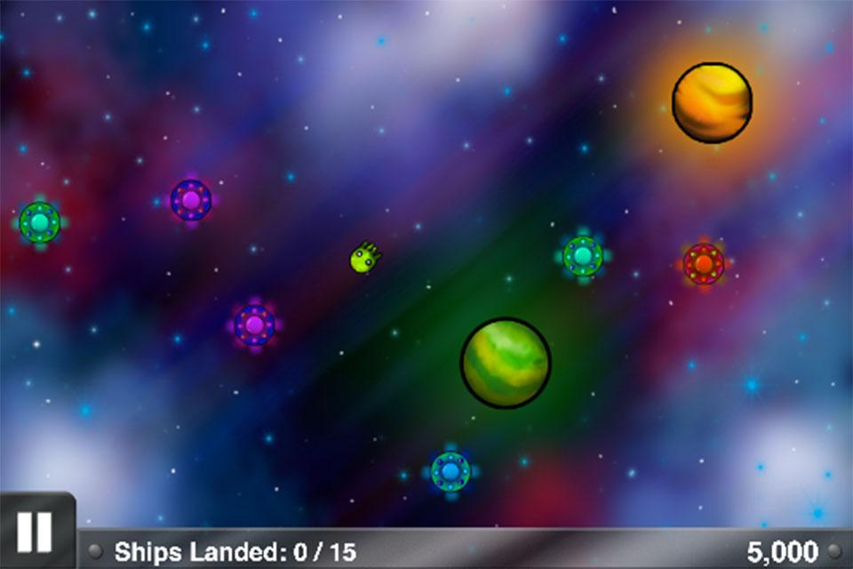 Spaceship Land Planet Game截图1