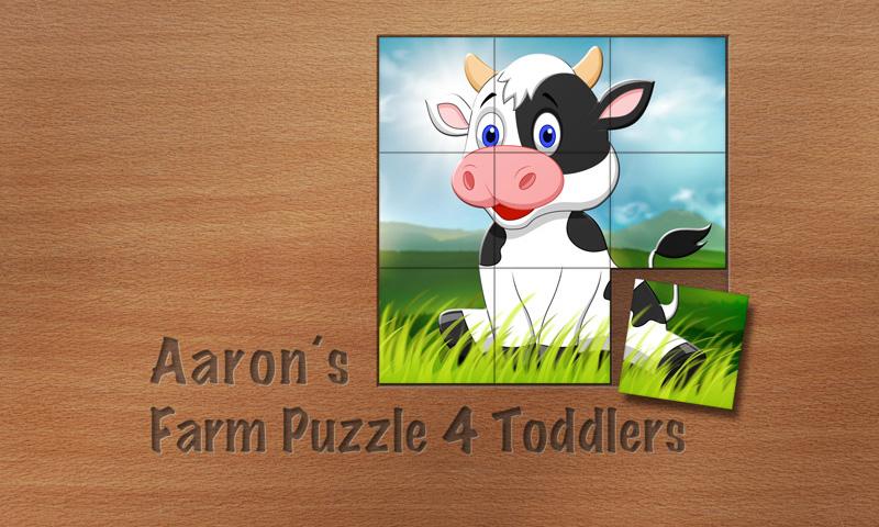 Aaron's Farm Puzzle 4 Toddlers截图1