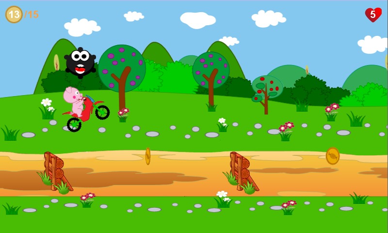 Peppie Pig Motocross Racing截图4