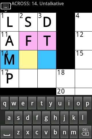 Crossword Puzzle (US) game截图4