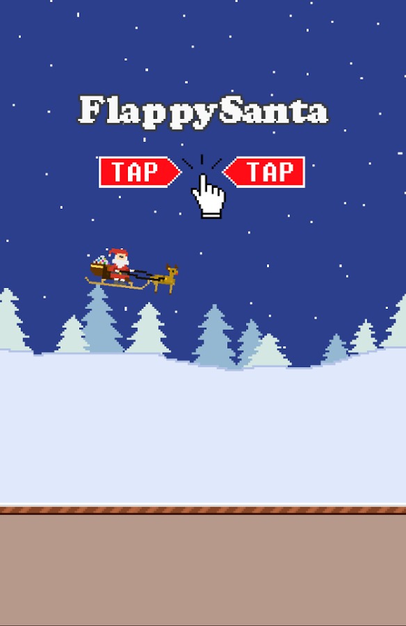 Flappy Santa.截图2