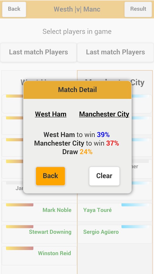 EPL Football Predictor截图5